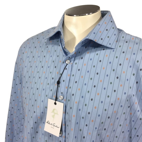 Robert Graham Lucien‎ Button Shirt Flip Cuff - Picture 1 of 6